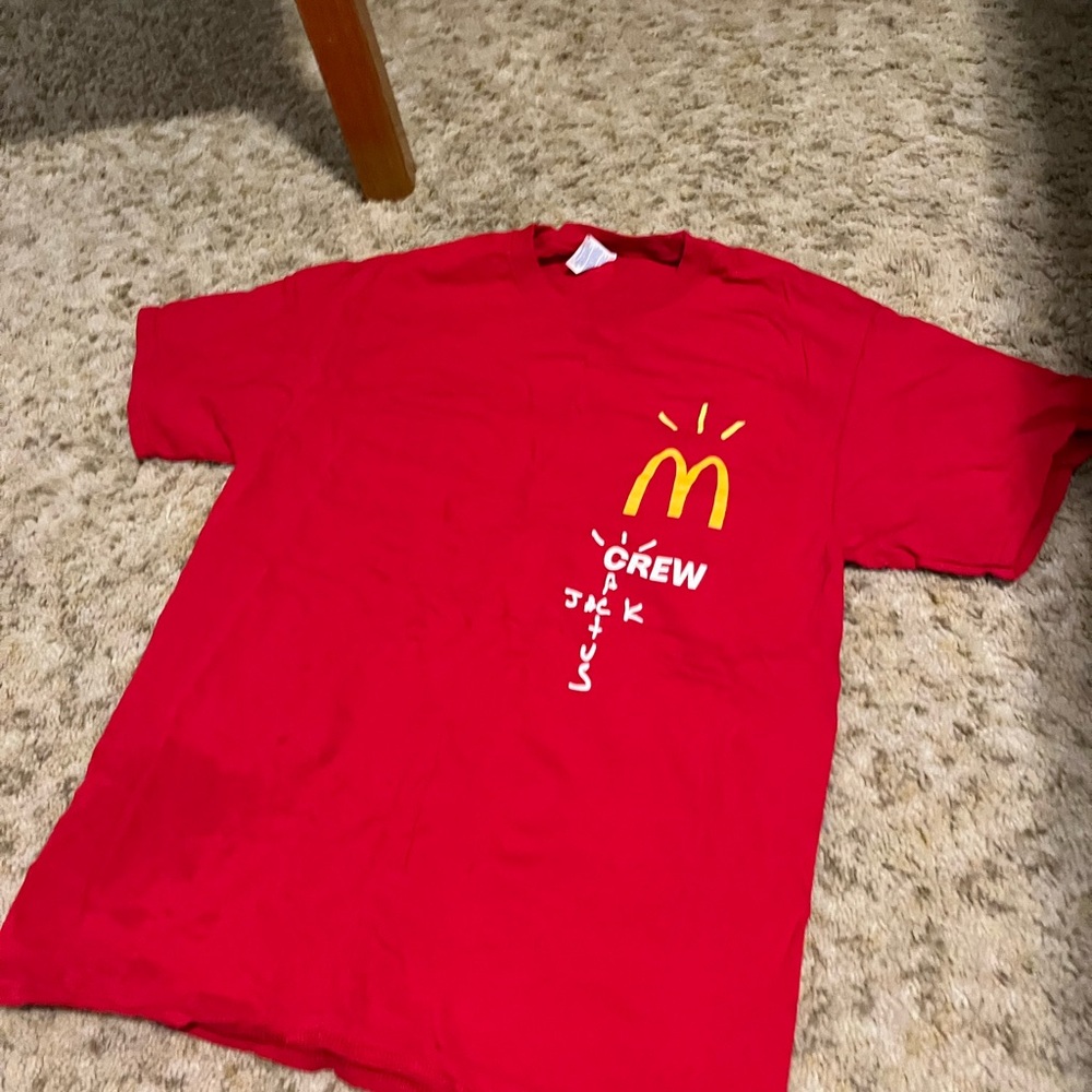 cactus Jack McDonald’s shirt